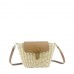 Bolso Bandolera Rafia Capazo Con Solapa